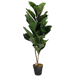 The Home Deco Factory Plante artificielle feuillage dense en pot 90 cm.