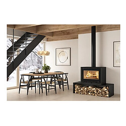 La Nordica Extraflame Poêle à bois 8.8kw noir - 7115000 - NORDICA EXTRAFLAME pas cher