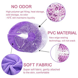 Pack De Thérapie Mammaire Bead Ice Pack Pads Hot Ou Cold Use Massager Purple