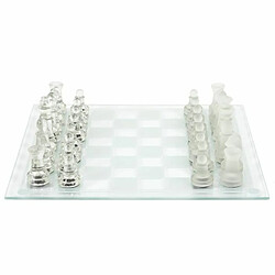 Paris Prix Jeu d'Echecs Verre 25cm Transparent