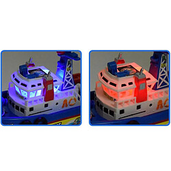 Universal Musique électrique Optical Boat Child's Rescue Boat Summer Water Spray Toys Navigation ANNIVERSAIRE DU Navire non longue | Toys de bain pas cher