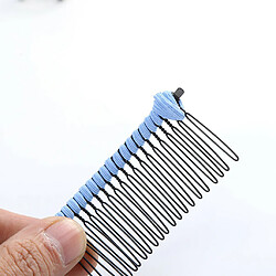 Avis 30 Peignes New Fashion Banana Clips Hairpin Tray Hair Plug Peigne Bleu