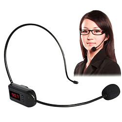 Acheter Universal Intelligent FM sans fil microphone casque haut-parleur radio microphone haut-parleur professeur