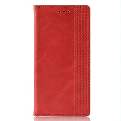 Avis Wewoo Housse Coque Étui en cuir à boucle magnétique avec rétro pour Crazy Horse Texture horizontale HUAWEI Honor 20proavec porte-carte et fentes cartes et cadre photo Rouge