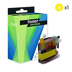 TONER SERVICES Compatible Brother LC223Y Cartouche Jaune LC223Y (Cerf volant)