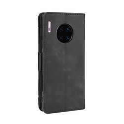 Avis Wewoo Housse Coque Étui en cuir à Motif peau de veau de style portefeuille pour Huawei Mate 30 Proavec fente carte séparée noir