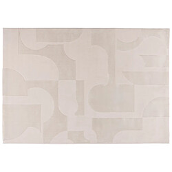 Lisa Design Telio - tapis rectangulaire motif bohème - beige