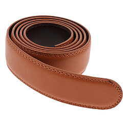 Ceinture de rechange en cuir pour hommes Double Stitch Classic Design Belt 35mm Brown