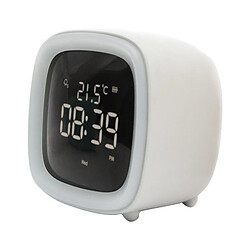 Réveil Numérique Table De Chevet Snap Timer Horloge De Chevet 12 / 24H Gris