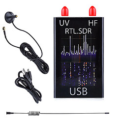 Module Bande Récepteur Tuner Radioamateur Ham Radio Carte avec Câble USB Antenne 100KHz-1.7GHz