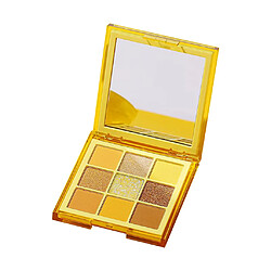 Avis 9Colors Palette De Fards à Paupières Longue Durée Pallete Highly Pigmented Yellow