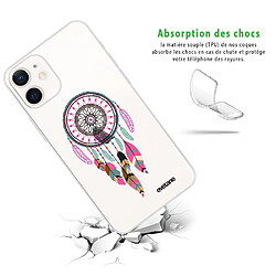 Avis Coque iPhone 12 mini souple transparente Attrape Rêve Rose Fushia Motif Ecriture Tendance Evetane