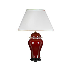 Elstead Lighting Lampe de table Oxblood Céramique Sang de bœuf