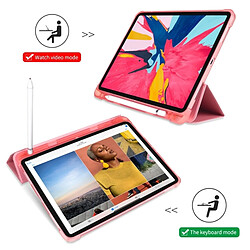 Avis Wewoo Housse Étui Coque de protection TPU antichoc à trois rabattables pour iPad Pro 11 pouces 2018avec support et fente stylet noir