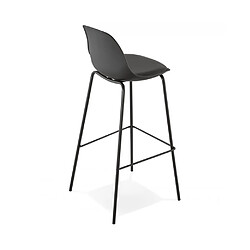 Acheter Kokoon Design Tabouret de bar design ESCAL BLACK 44,5x44,5x95,5 cm