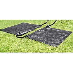 INTEX Tapis chauffant solaire 2 pcs PVC 1,2x1,2 m Noir 28685