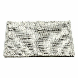 Berilo Tapis de bain 50 x 80 cm Gris (6 Unités)