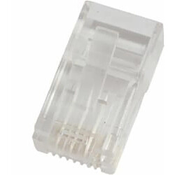 Disney Modular Plug RJ45 MP8P8C CAT6 Unshielded, 10pcs in one bag with Insertion Aid, For Stranded & Solid cable