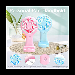 Avis Paquet de 2 Mini Ventilateurs Portables Portables pour les Voyages, ventilateur à Main Travel Essentials Rechargeable, Ventilateur personnel Portable