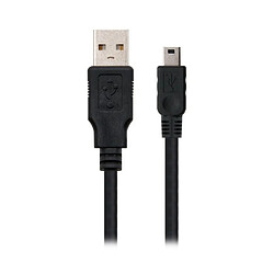 Totalcadeau Câble USB vers Mini USB Noir (1 M) pas cher