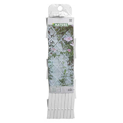 Avis Nature Palissade de jardin 100 x 200 cm PVC Blanc