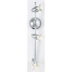 Luminaire Center Habo On Bar 3 Ampoules chrome poli