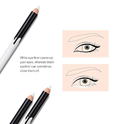 Eyeliner eye liner eye-liner crayon stylo blanc pas cher