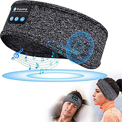 GUPBOO Casque de sommeil bandeau Bluetooth sans fil masque pour les yeux de téléphone de musique confortable mince pour casque de sport de sommeil latéral