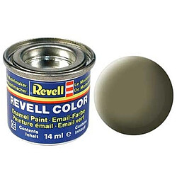 Revell Vert Olive Mat n°45 Peinture maquette - Peinture vert olive mat - Contenance 14 ml