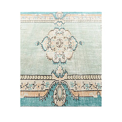 Avis Vidal Tapis de laine 269x178 vert Ultra Vintage