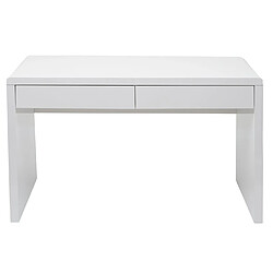 Mendler Coiffeuse HWC-G51, coiffeuse table cosmétique, blanc brillant ~ 100x60cm pas cher