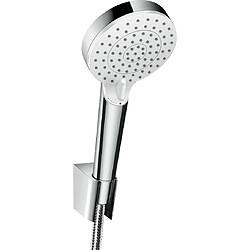 set douchette - crometta vario - 2 jets - blanc et chromé - hansgrohe 26692400