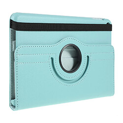 Etui en PU litchi avec support bleu clair pour votre Apple iPad mini (2019) 7.9 pouces