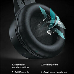 X15 Pro Onikuma Rgb Casque Avec Hd Flexible Mic 3.5Mm Gaming Earphones Pour Xbox Ps5 Ps4 Switch Noir