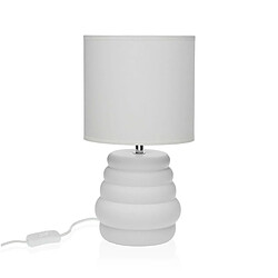 Lampe de bureau Versa Blanc Céramique 40 W 17 x 32,2 cm