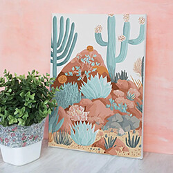 Graines Creatives Peinture au Numero 20x30cm Cactus