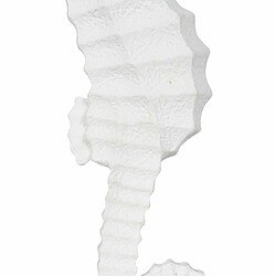 Acheter BigBuy Home Figurine Décorative Blanc Cheval des Mers 11 x 9 x 31 cm