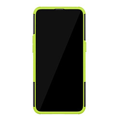 Avis Wewoo Coque Pour OPPO Realme 3 Pro Texture de pneu TPU antichoc + PC Housse de protection avec support vert