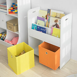 SoBuy KMB27-W Bibliothèque Meuble de Rangement pour Livres et Jouets Étagère pour Enfants