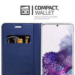 Cadorabo Coque Samsung Galaxy S20 Etui en Bleu pas cher