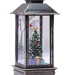 2x Glitter Portable Lantern LED Glow Accent Light Christmas Ornament Holiday pas cher