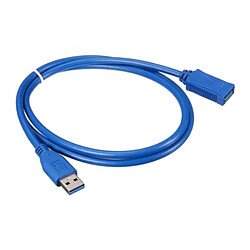 Câble USB3.0 A mâle à femelle Extension de câble super-vitesse 1.5M pas cher