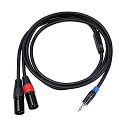 1pc Câble Audio Stéréo Mini Bouclier OFC Pour Mélangeur Connexion PC Livestream 1.8 M