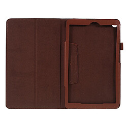 Avis Etui en PU marron avec support pour votre Samsung Galaxy Tab A 10.1 (2019) SM-T510/SM-T515