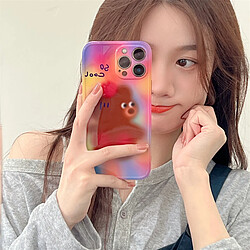 Avis GUPBOO Étui pour iPhoneXR Color Mist Bear Rabbit Creative Mobile Phone Case Personnalité Femme