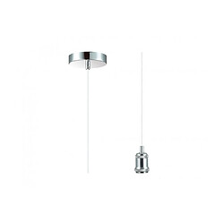 Luminaire Center Suspension design Dreifa Chrome poli 1 ampoule 6,7cm