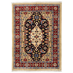 Vidal Tapis de laine 213x156 rouge Kashkuli