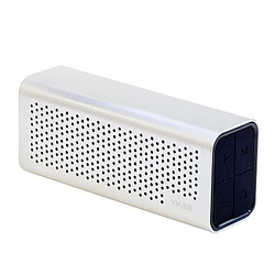 Wewoo Enceinte Bluetooth d'intérieur argent pour Téléphone Mobile / Tablette, Support TF Carte Portable NFC Haut-Parleur Rechargeable,