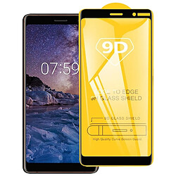 Wewoo Film de verre trempé de plein écran de colle 9D pour Nokia 3.1