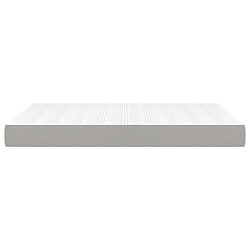 Avis Maison Chic Matelas de lit à ressorts ensachés, Matelas doux Gris clair 140x190x20 cm -GKD42317